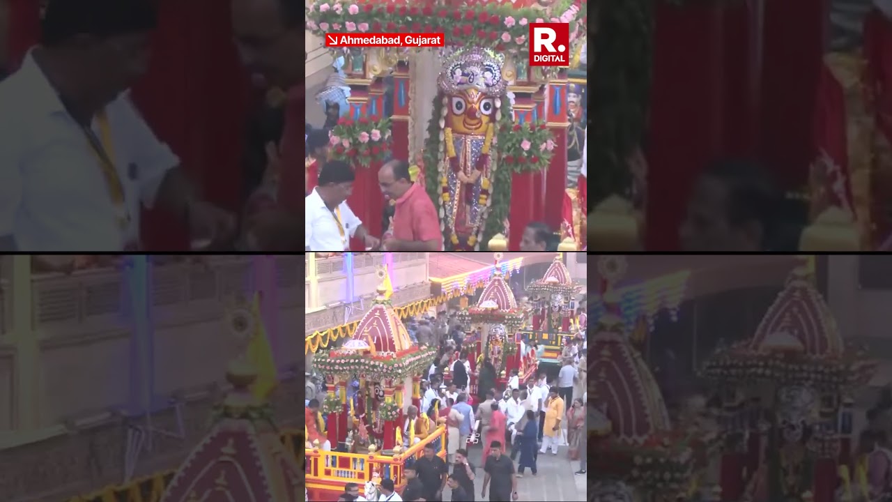 Ahmedabad: High-Tech Security Placed as 149th Lord Jagannath Rath Yatra Begins