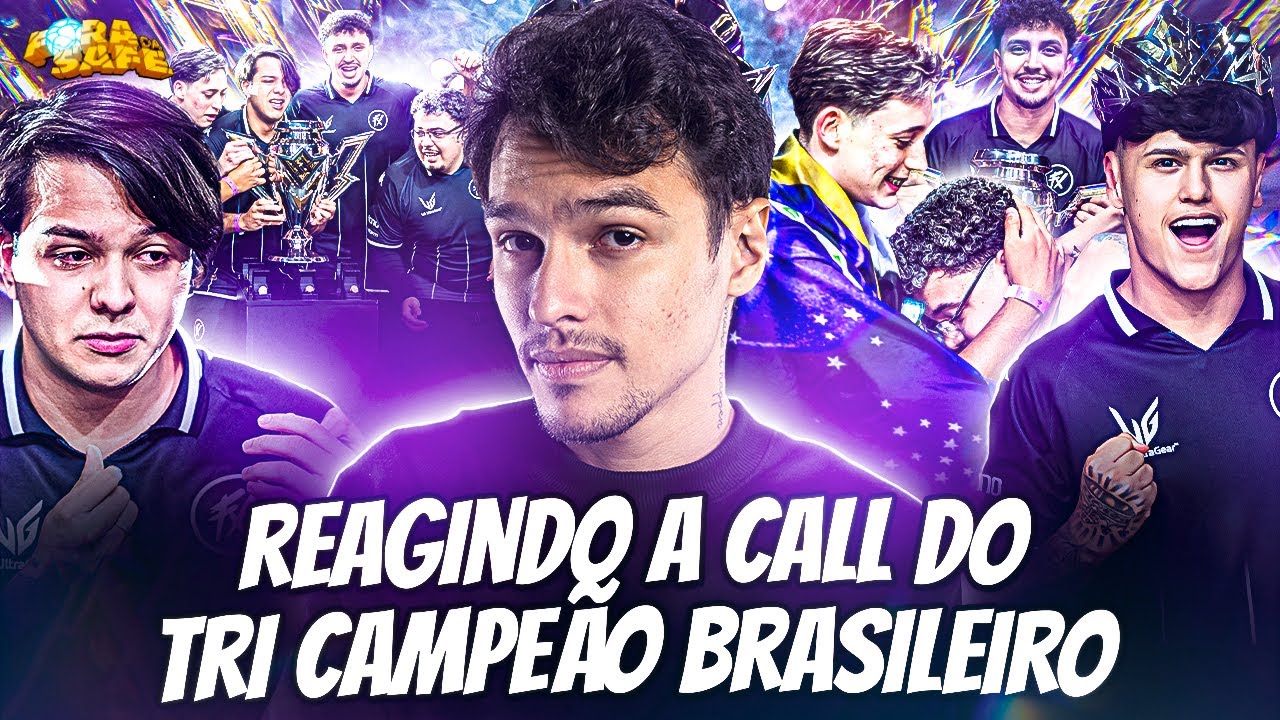 A CALL DO TRI CAMPEÃO BRASILEIRO, REAGINDO A CALL DO FLUXO!