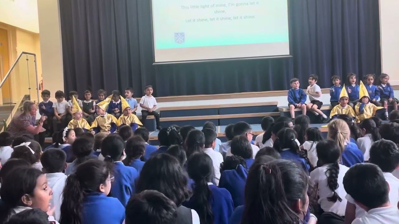 Nursery assembly St Peter’s church primary school