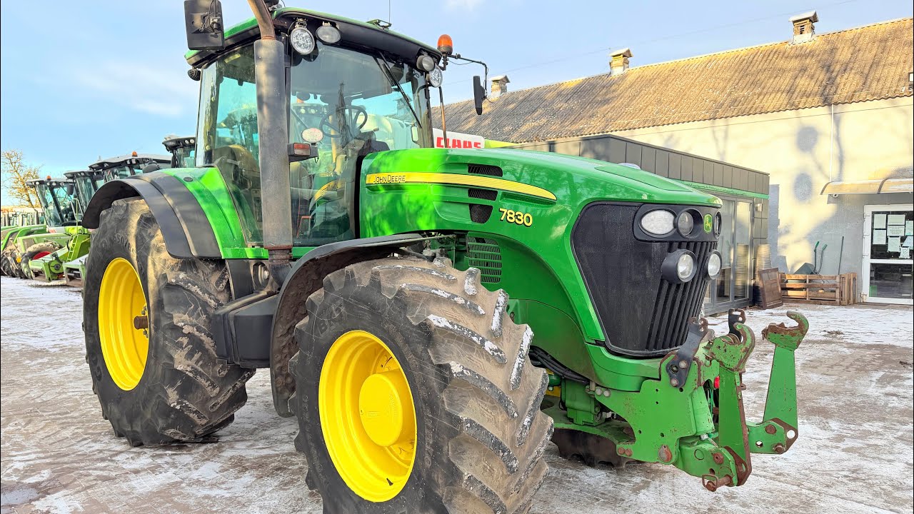 JOHN DEERE 7830 AUTOQUAD, 2007r, przedni TUZ i WOM, miękka ośka, prezentacja/review/for sale 