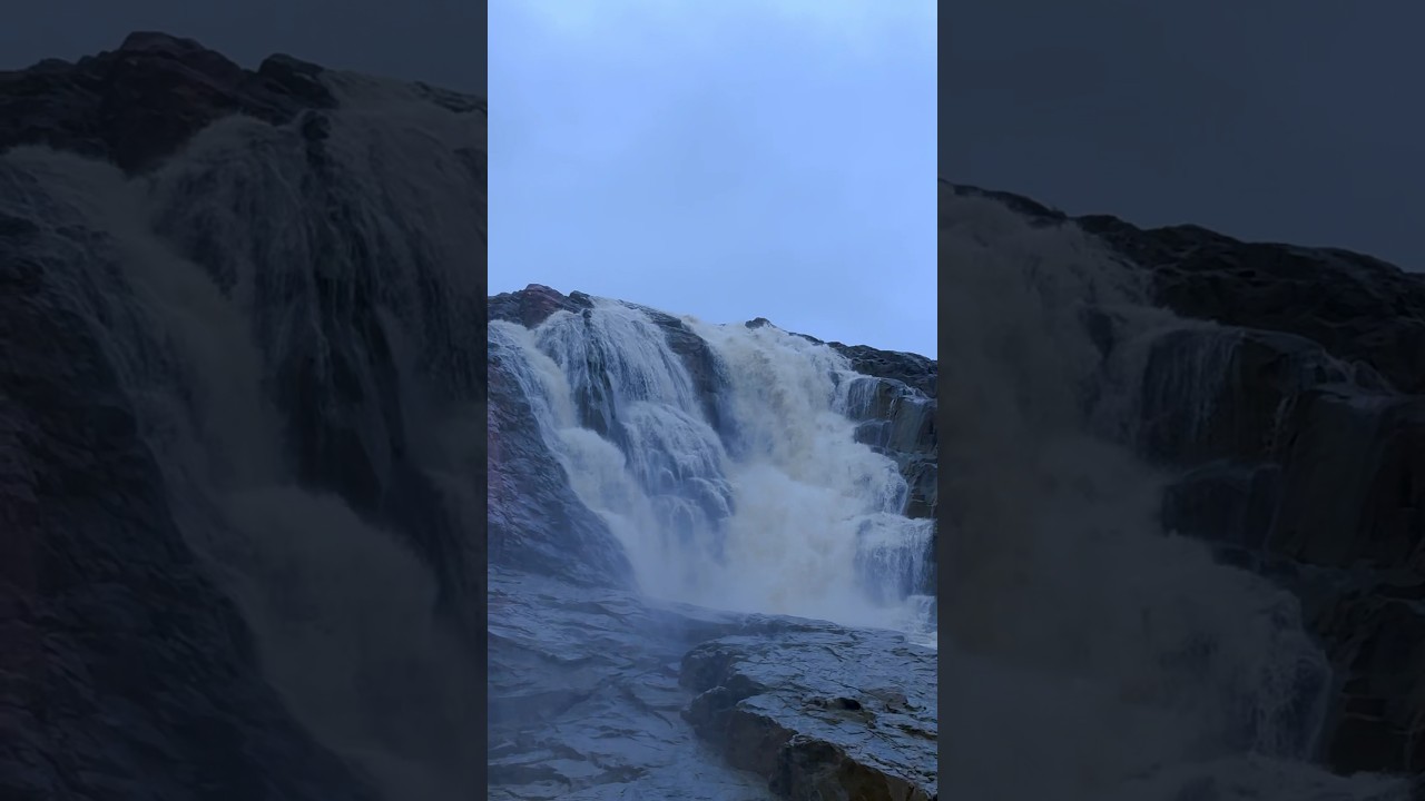 Kuntala waterfalls📍 #waterfall #kuntala #highestwaterfall #nature #greenery #forest #adilabad #tg