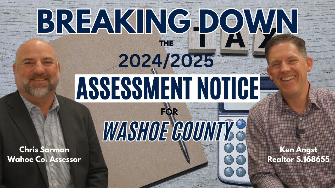 🤔 Understand Your Washoe County Assessment Notice. Reno Realtor
