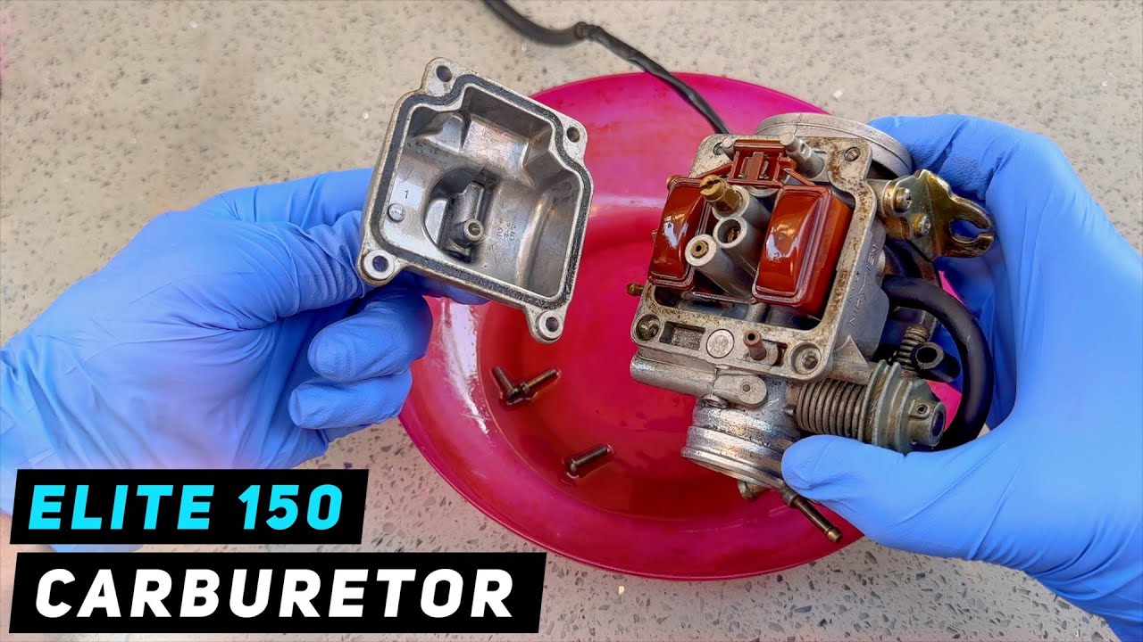 Honda Elite / Spacy 150 - Carburetor Disassembly / Cleaning / Assembly | Mitch's Scooter Stuff