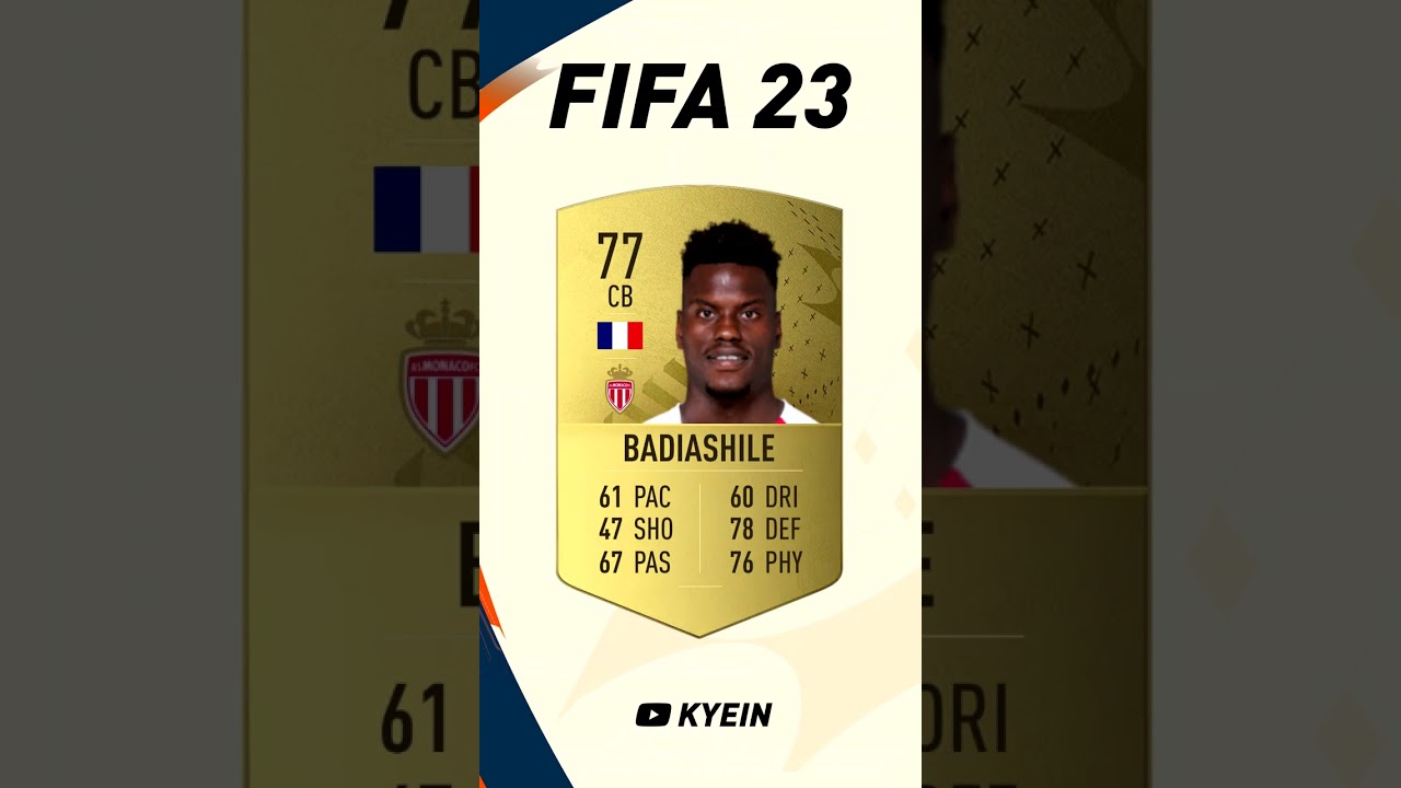 Beno&icirc;t Badiashile - FIFA Evolution (FIFA 20 - FIFA 23)