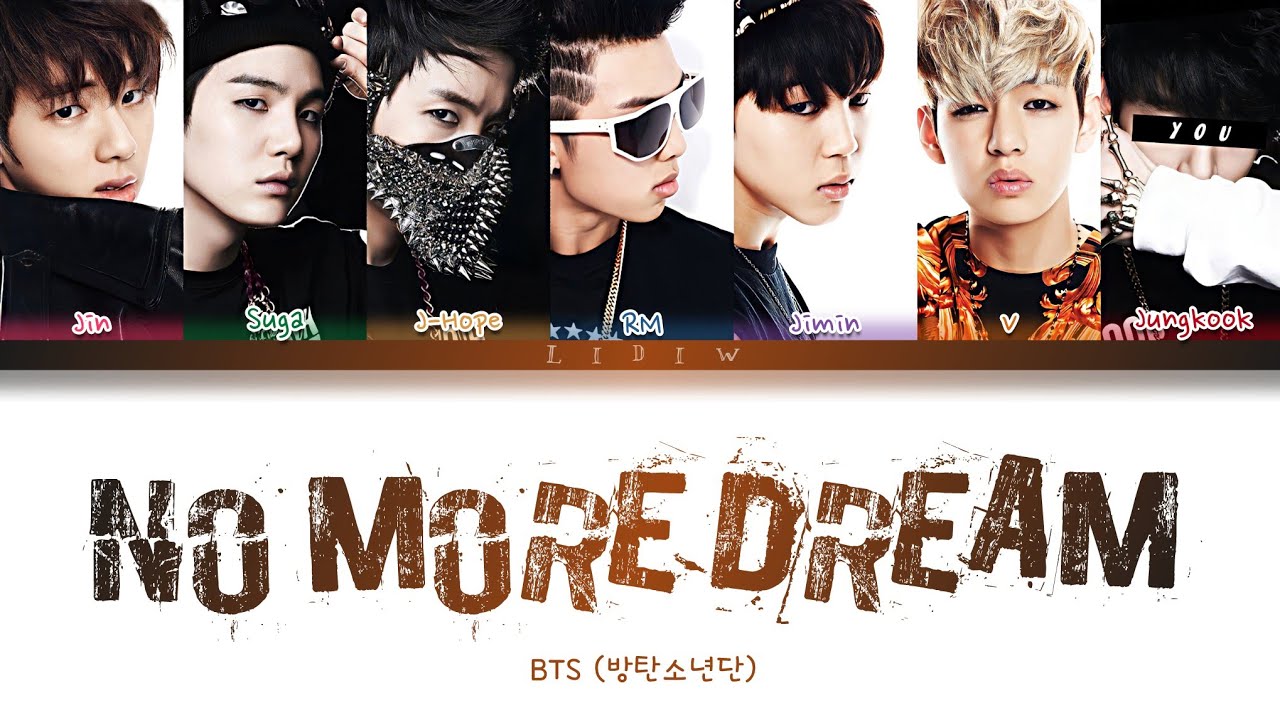 BTS || No More Dream but you are Jungkook (Color Coded Lyrics Karaoke)