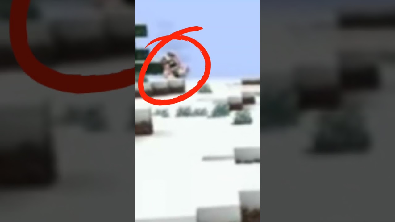 Minecraft scary photos Creepy entity part 37 😨😰