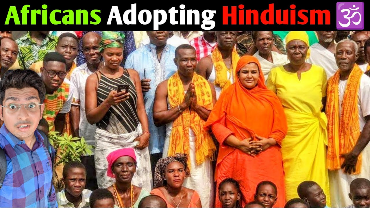 Africans doing Aarti, Bhajans and Chanting Mantra 🕉️ (Fastest Growing Religion in Ghana, Africa 😱🔥)