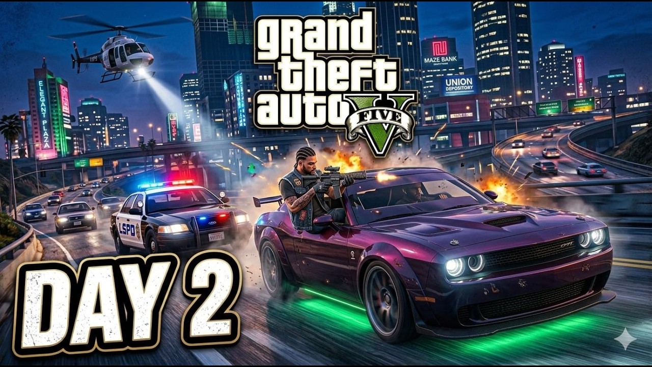 Grand Theft Auto V Gameplay Day 2 #gta5 #gta #triggerdinsaan
