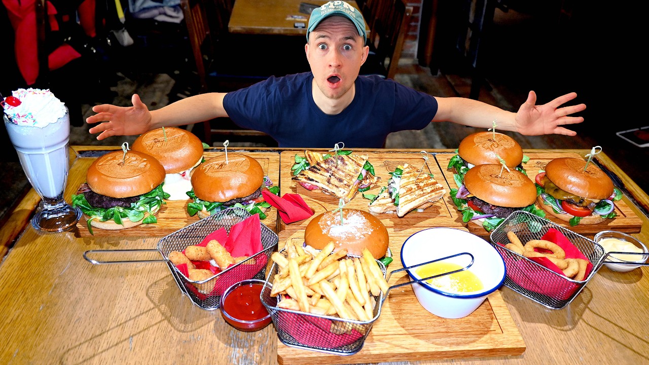 Finish The Entire Menu Challenge And Win A Month Of Free Dining At The Restaurant!