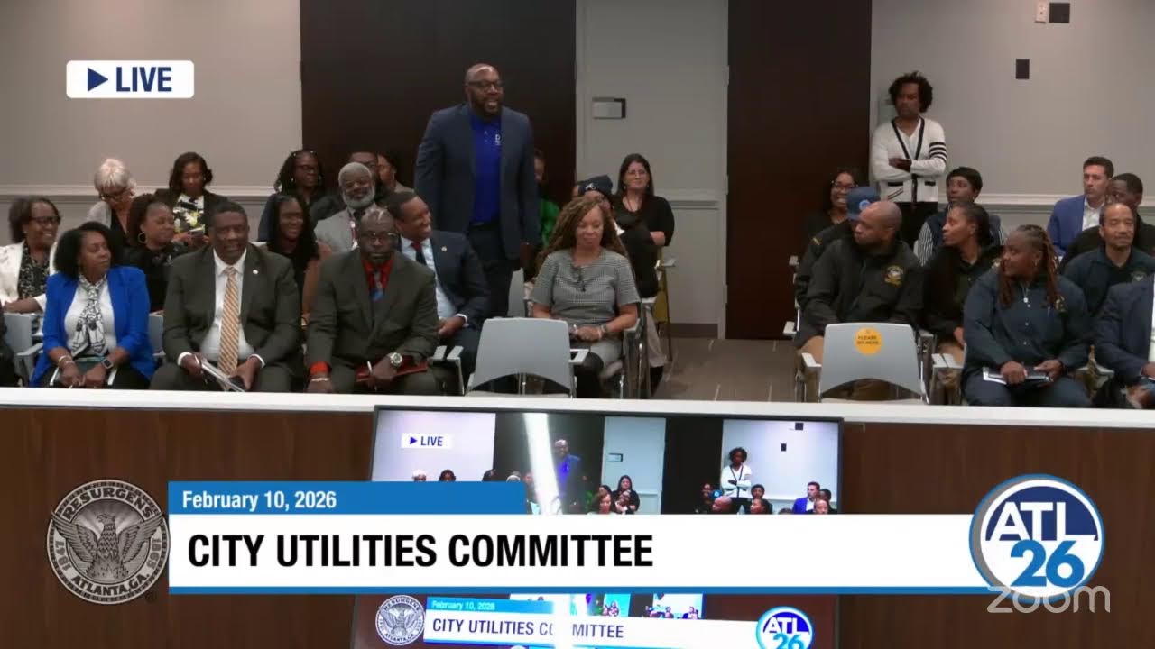 Atlanta City Council City Utilities Committee meeting: Feb. 10, 2026