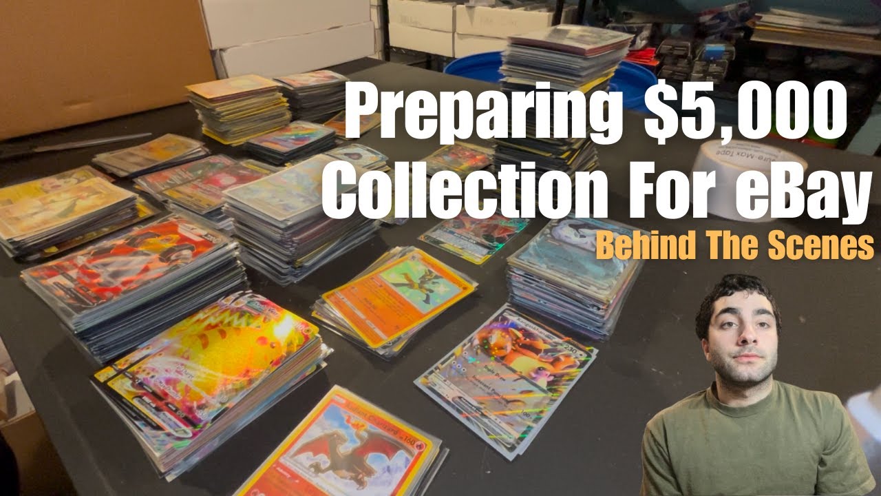Sorting $5000 Worth of Pokémon Cards! Behind the Scenes of My 6-Figure eBay Store
