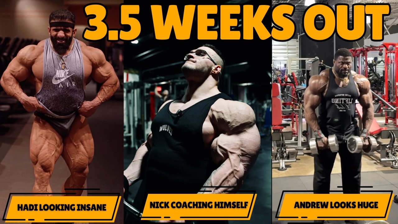 За 3,5 недели до Arnold Classic 2026 - Эндрю Джекед + Ник Уокер + Хади Чупан + Мартин Фитцуотер