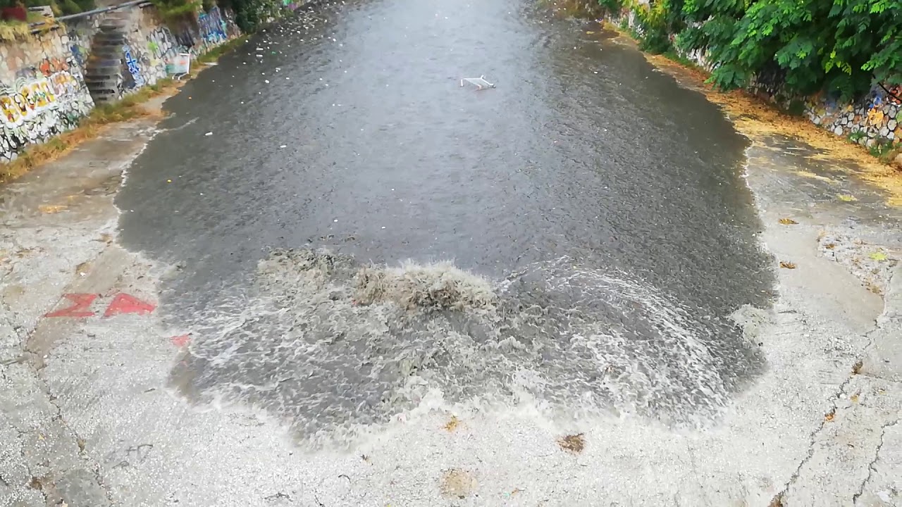 Ilissos flush flood, November 8, 2018, Athens, Greece