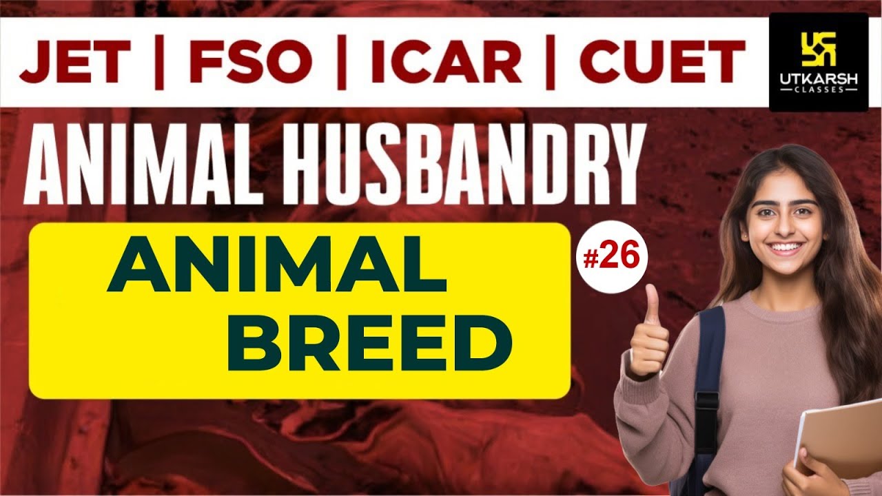Animal Husbandry #26 | Animal Disease | JET, FSO, ICAR, CUET & All Agriculture Exam | by  Laxman Sir