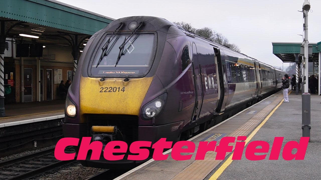 Trains at Chesterfield (MML) Including York Yuletide Express 33207 and 33025. 20/12/2025