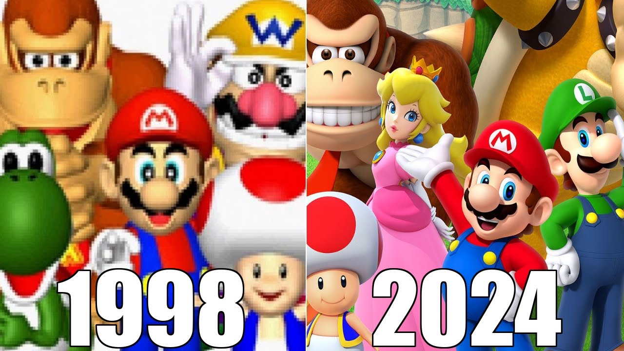Evolution of Mario Party Games [1998-2024]