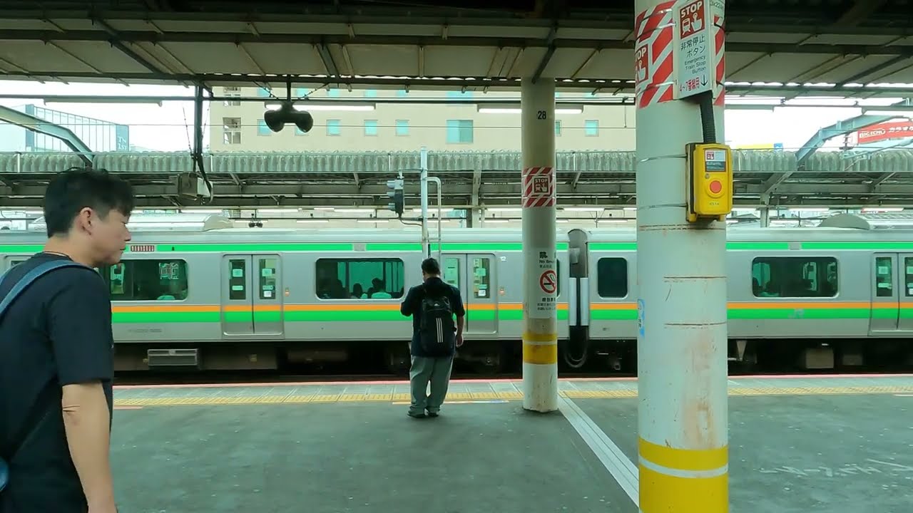 Shonan Shinjuku Line - Side View from Shinjuku to Omiya - Japan 4K