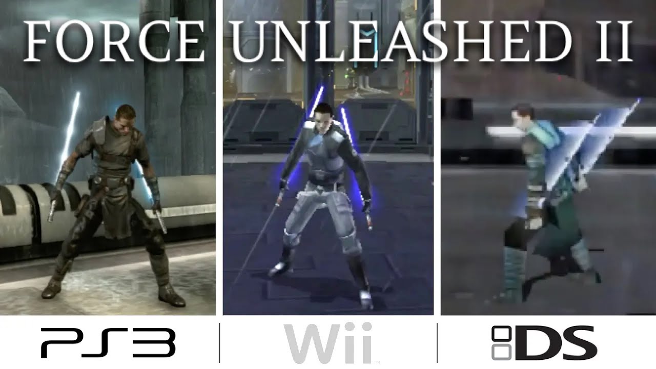Сравнение всех версий The Force Unleashed 2