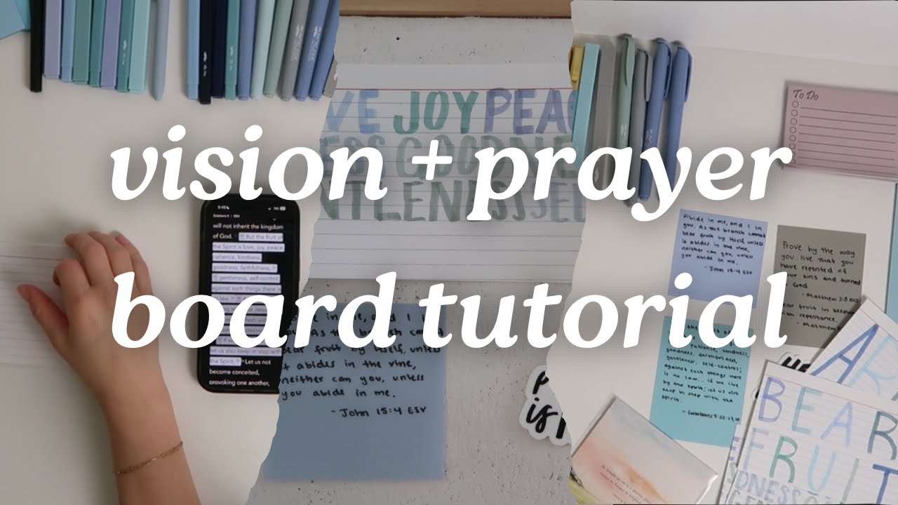How to Create a Personalized Vision and Prayer Board