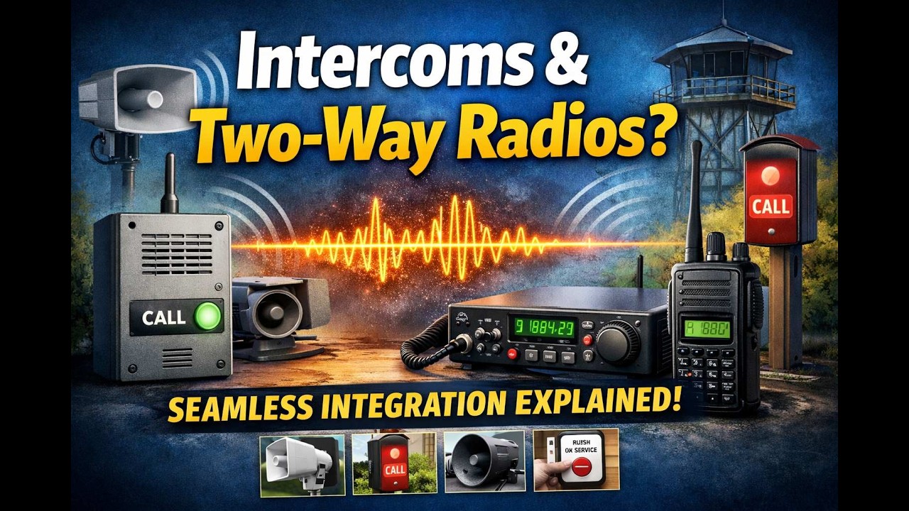Can intercoms integrate with two-way radios?