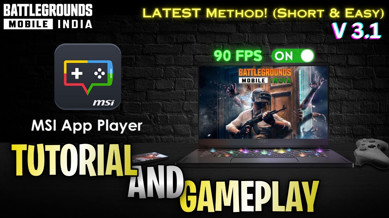 Play BGMI On MSI App Player After 3.1 Update Without Ban🔥💯 | Tutorial And Gameplay✅