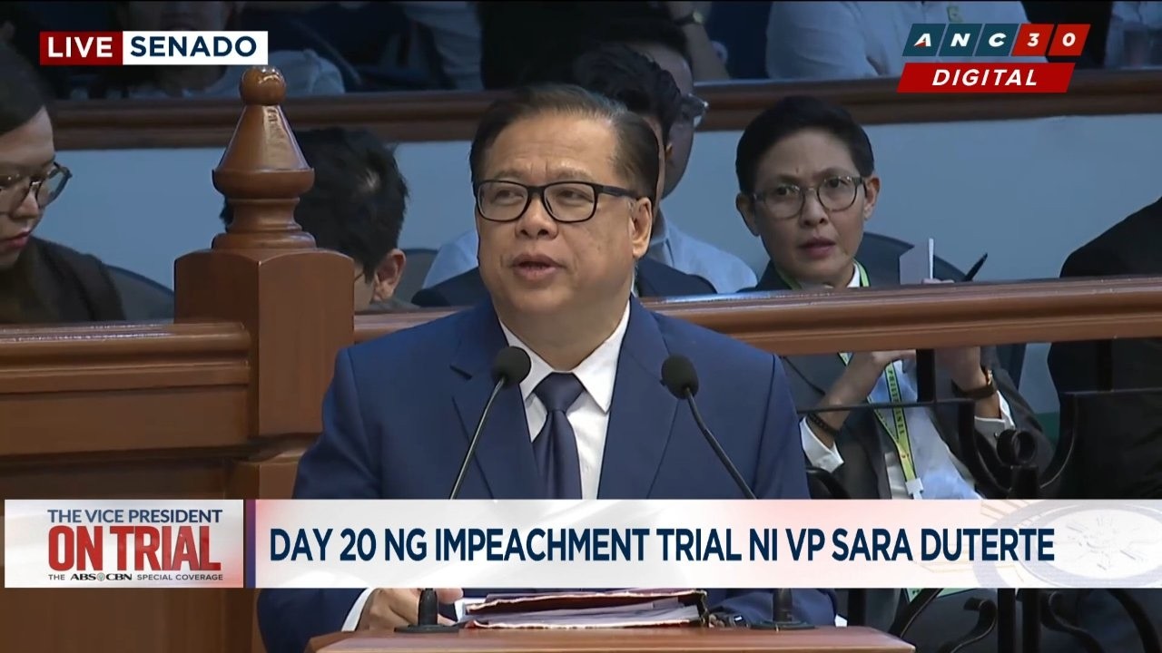 WATCH: Prosecution asks defense to stipulate on next witnesses Panopio, Bajao, Sangdaan