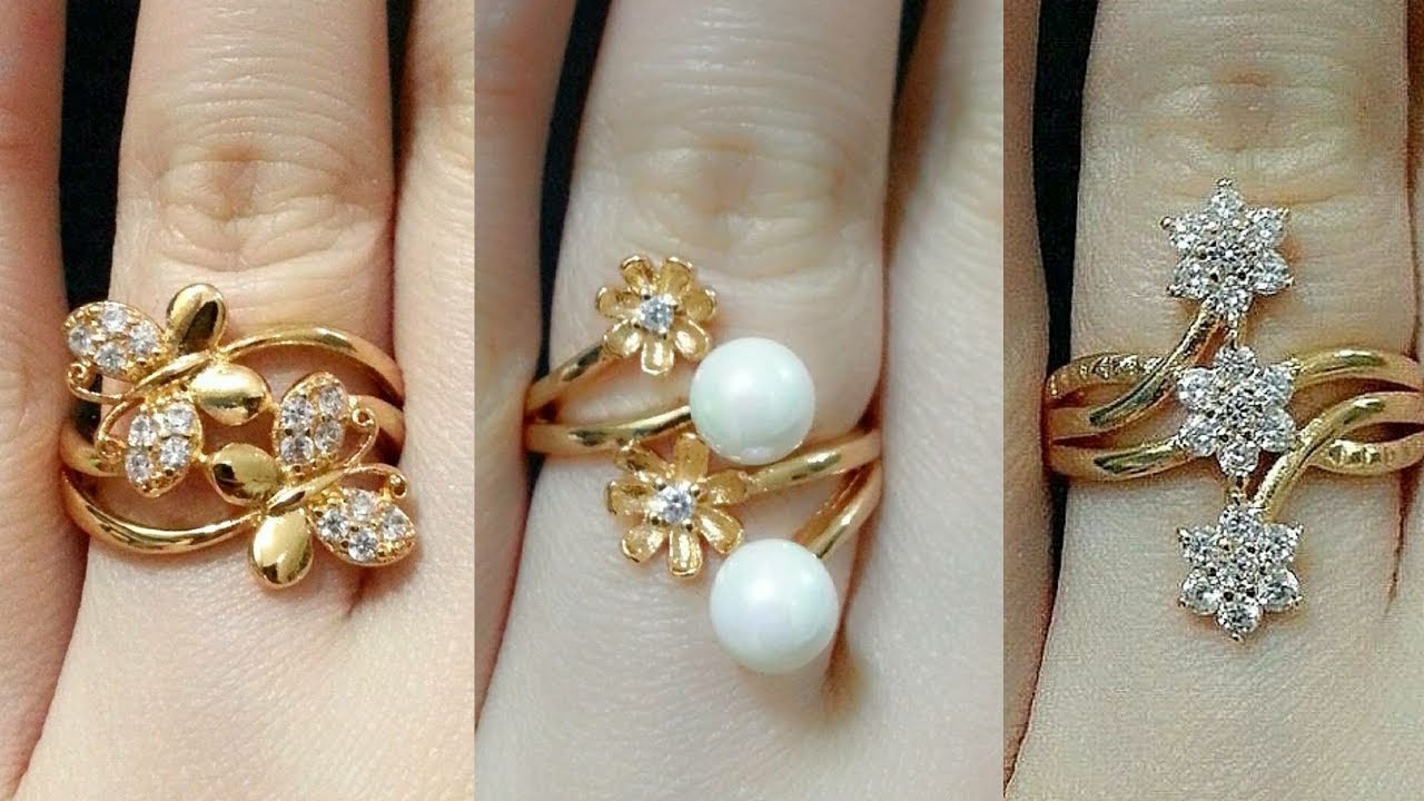 Beautiful Gold /Pearl & Diamond Ring Collection