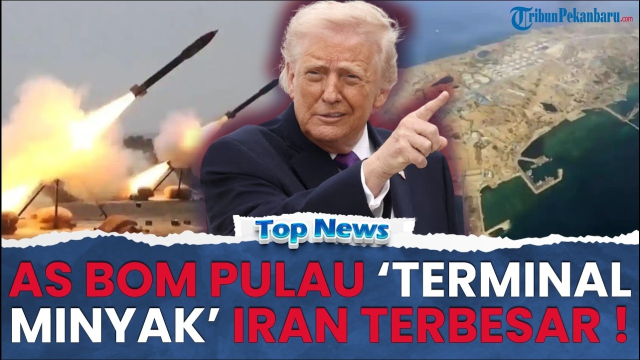 🔴DETIK-DETIK AS Hancurkan Pulau Strategis di Iran, Teheran Ingatkan akan “Bakar Bumi”, Repons Trump