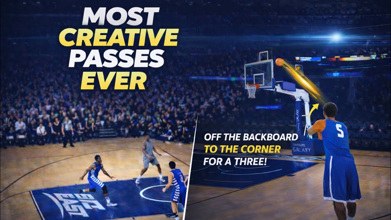 The Most Creative Passes Ever 🤯 (Nobody Sees the Court Like This)