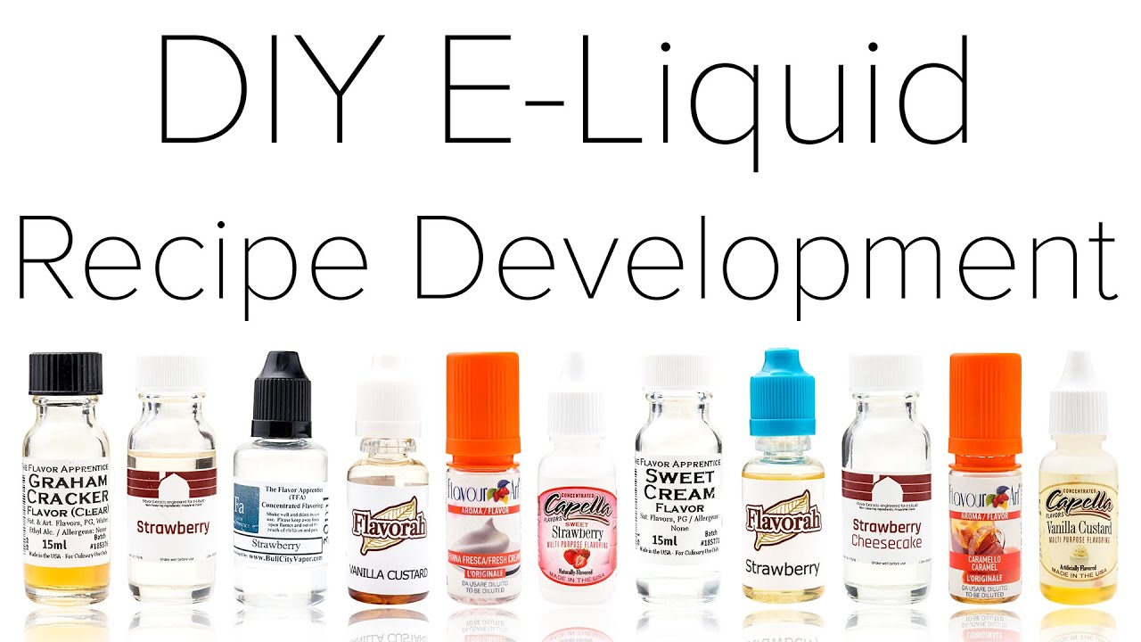 DIY E-Liquid Recipe Development