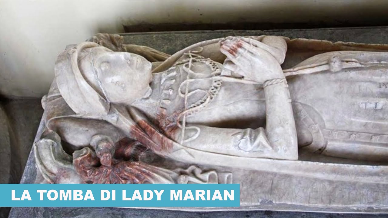 La splendida Statua della tomba della leggendaria LADY MARIAN