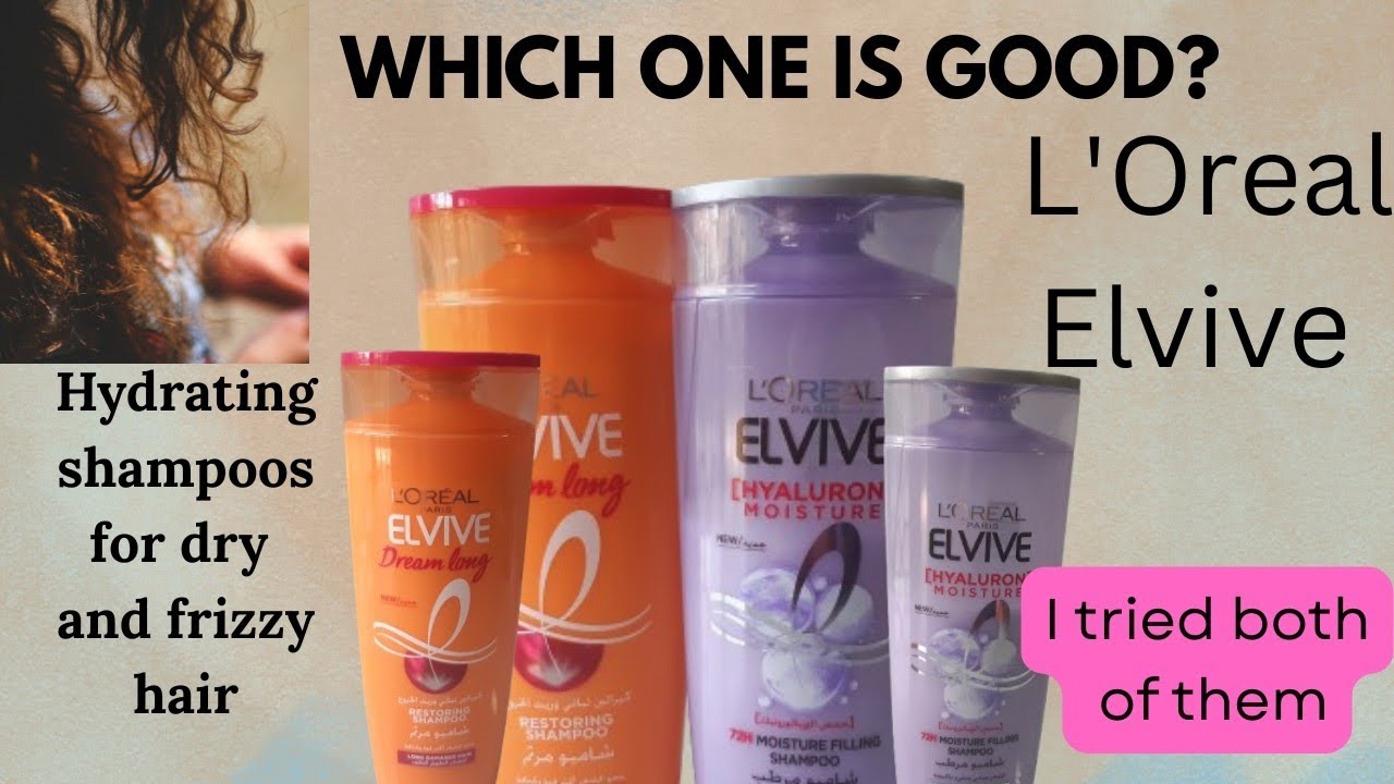 L'OREAL Hyaluron Moisture Shampoo VS Dream Long Shampoo | Shampoos for dry damage hair
