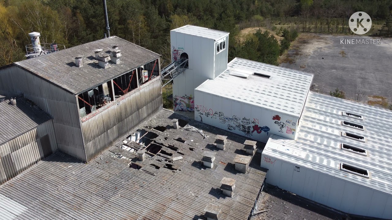 Lost Places Kalksandsteinwerk Häcklingen Lüneburg 4k DJI Mini 2