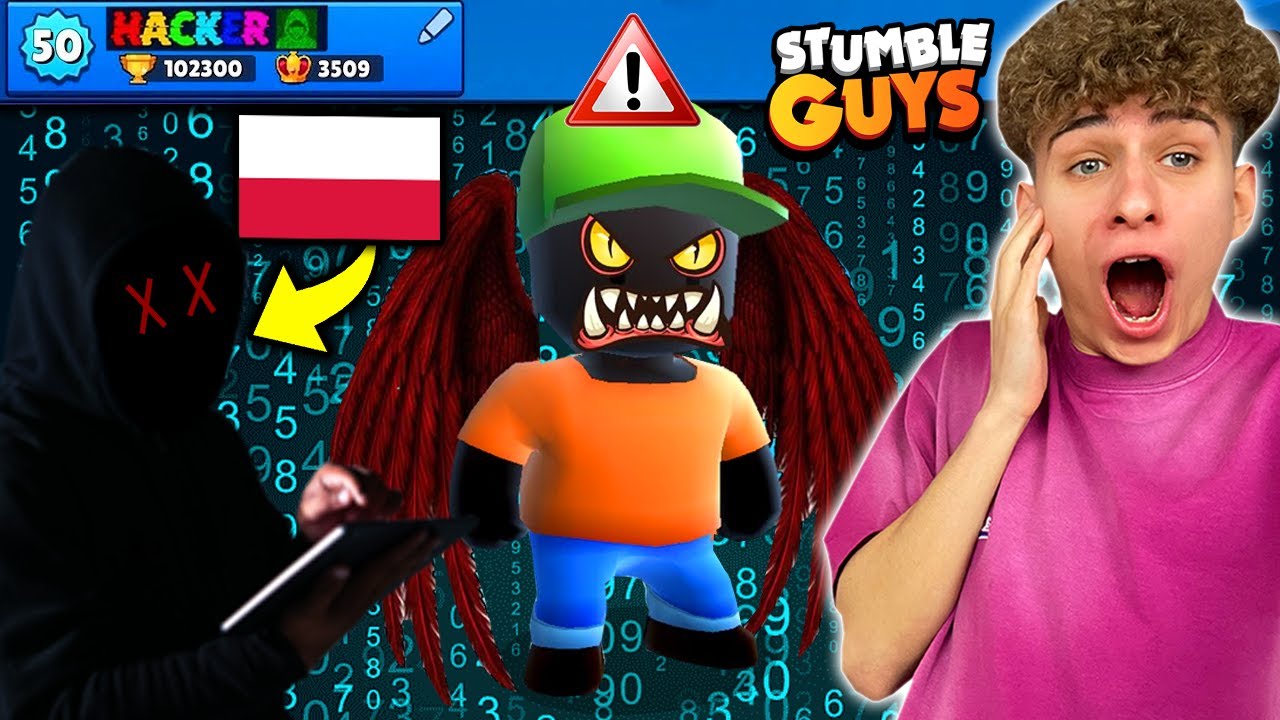 UWAGA!⚠️GROŹNY HACKER Z POLSKI POWRÓCIŁ do STUMBLE GUYS...☠️