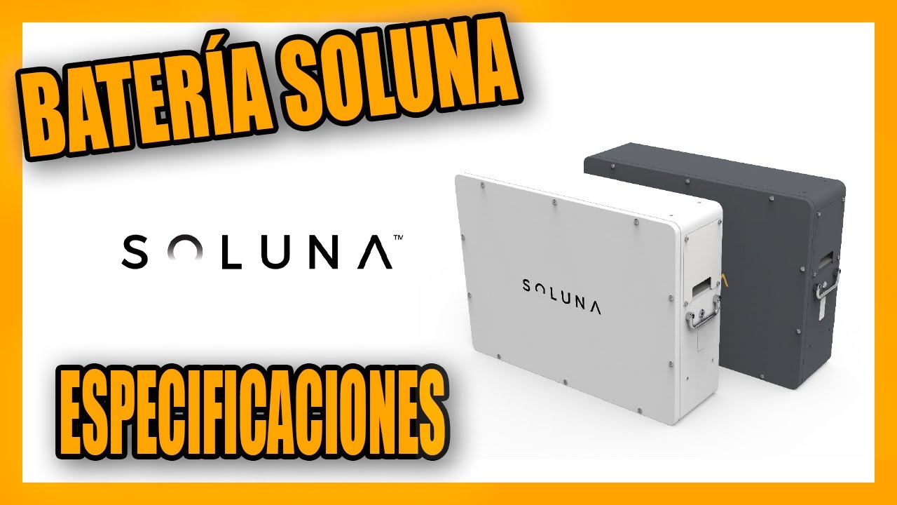 Bater&iacute;a Soluna EOS 5K. Especificaciones t&eacute;cnicas