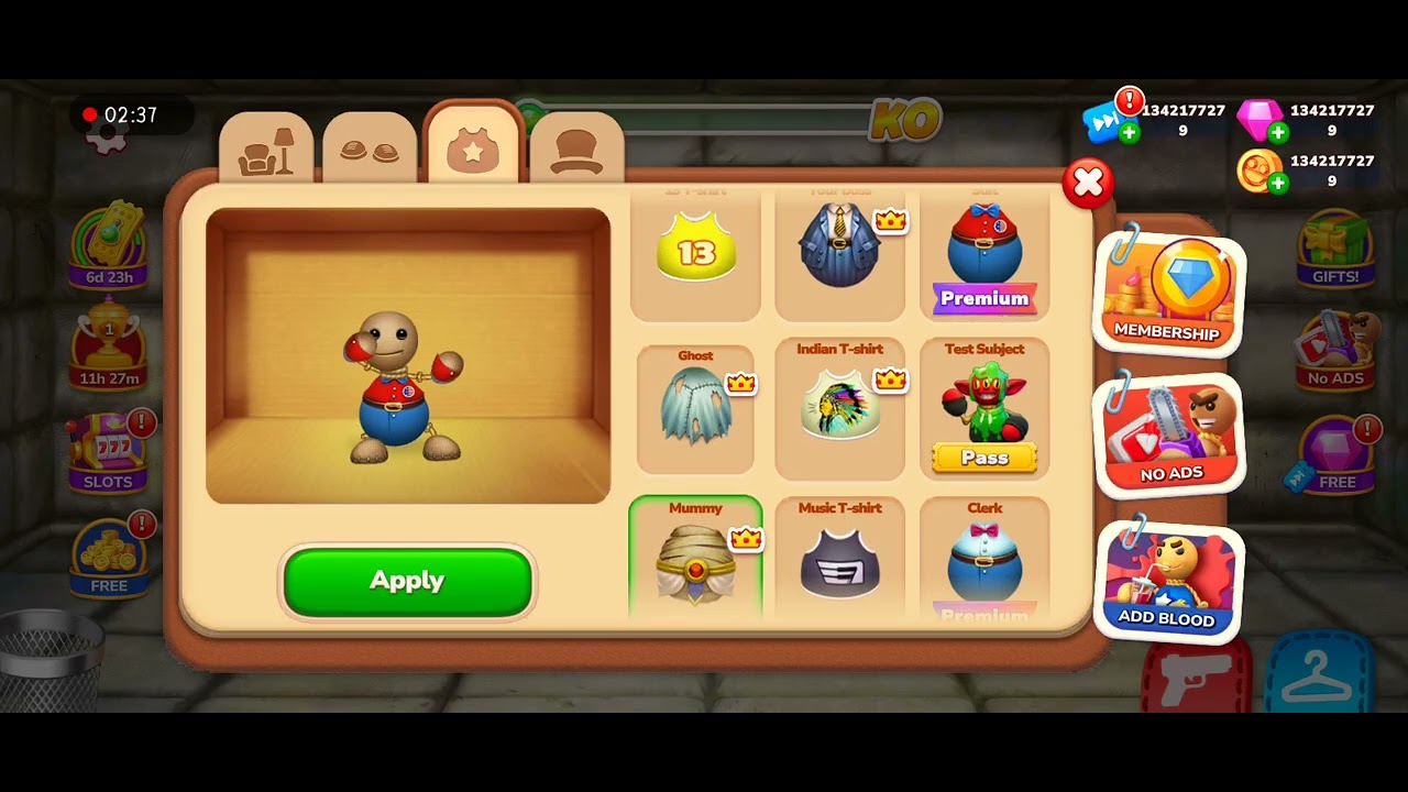 Kick the buddy  Chrismess dress up #kickthebuddy #games #gaming #playgaming 
