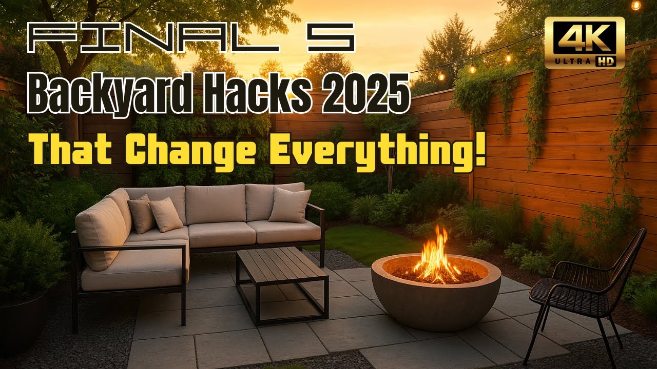 🎥 The ULTIMATE Backyard Hacks 2025: Final 5 Ideas That Change Everything!