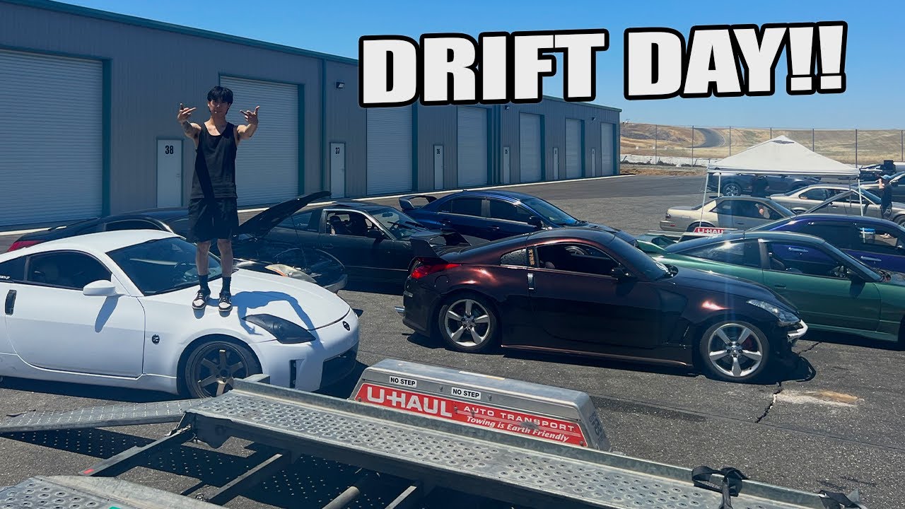Drifting MY 350Z In 100+ Degree Weather... (i got cooked)