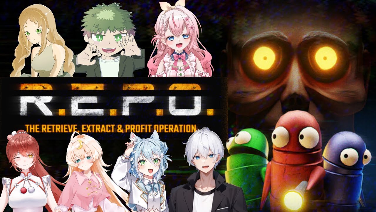 【REPO】アモアスメンバーで遊ぶ🥳チャンネル登録者数300人までもう少し、、！！