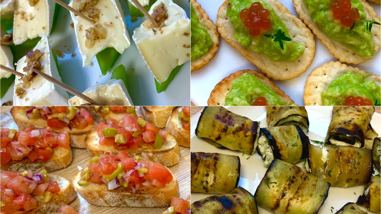 ЗАКУСКИ новый год 2022| Вегетарианские закуски |  простые Рецепты | appetizers