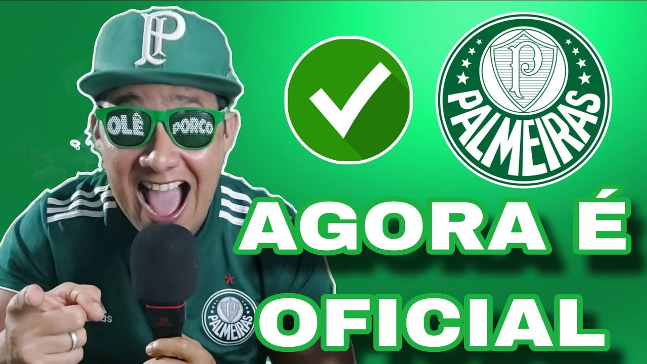 AGORA É OFICIAL! REFORÇO VAI CHEGAR NO PALMEIRAS NESTA SEMANA, GRANDE NOTÍCIA TORCEDOR. 