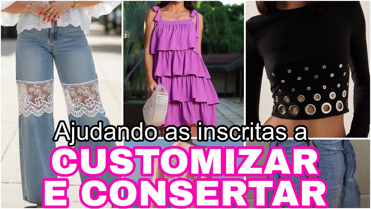 Muitas ideias pra consertar e customizar roupa / renove tuas roupas