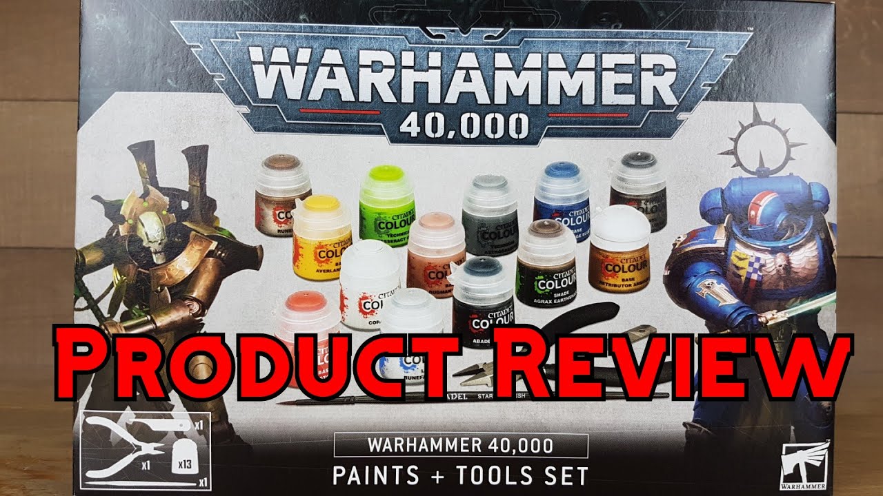 Paints + Tools Set Product Review (and Unboxing)