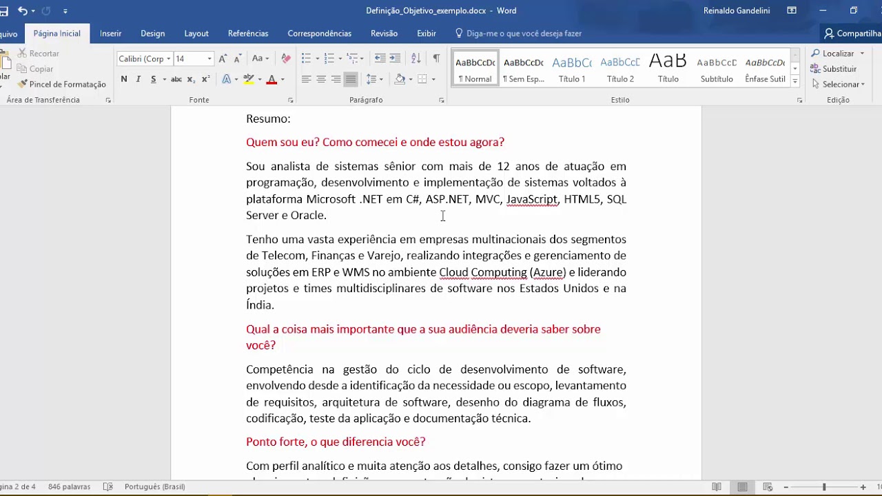 Como Usar o LinkedIn para conseguir emprego | O que escrever no resumo do Linkedin