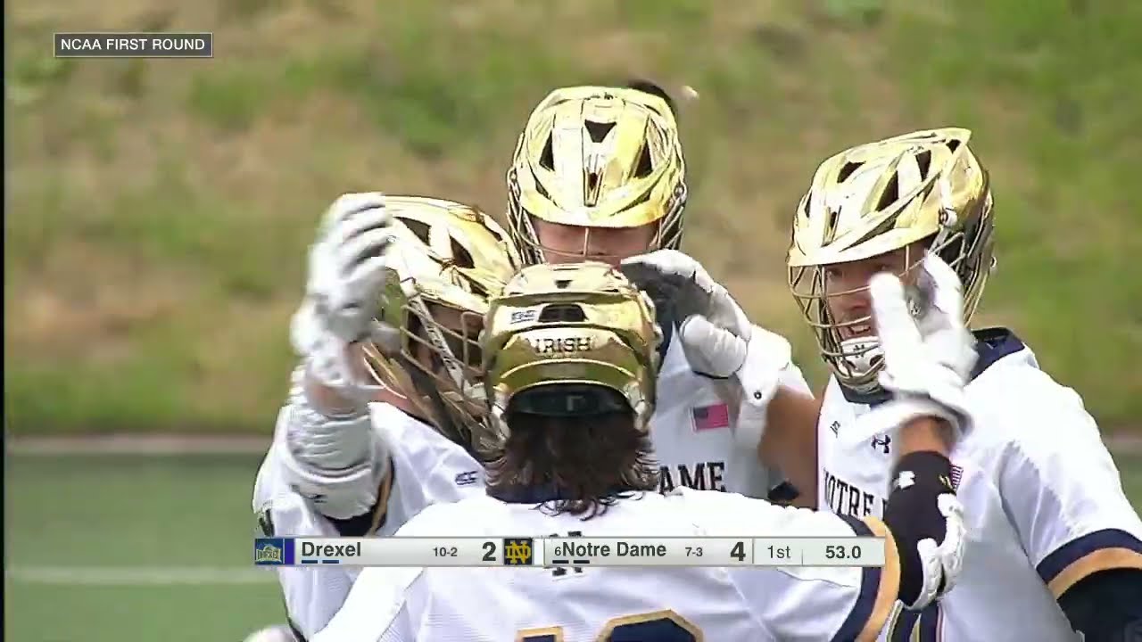Drexel vs Notre Dame Highlight (First Round) | Men Lacrosse May 15,2021