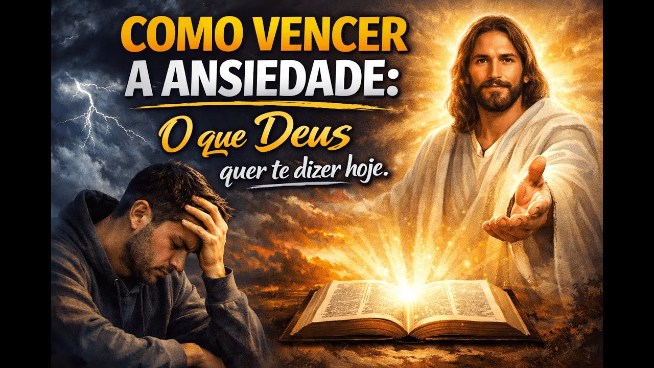 COMO VENCER A ANSIEDADE: O que Deus quer te dizer hoje.