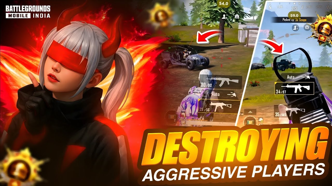 Destroying Aggressive Players In BGMI 4.2 Update | Moonknight Gaming