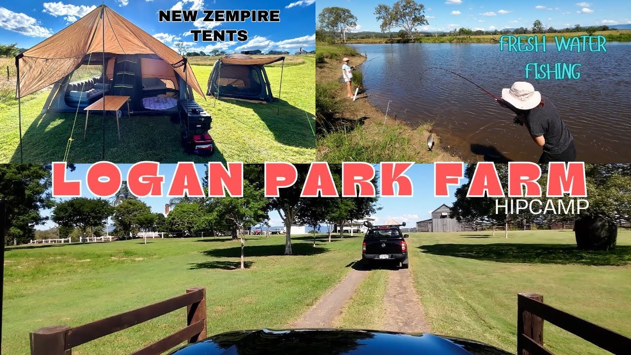 Carp Fishing At Logan Park Farm - New Zempire Pronto 10 Tent