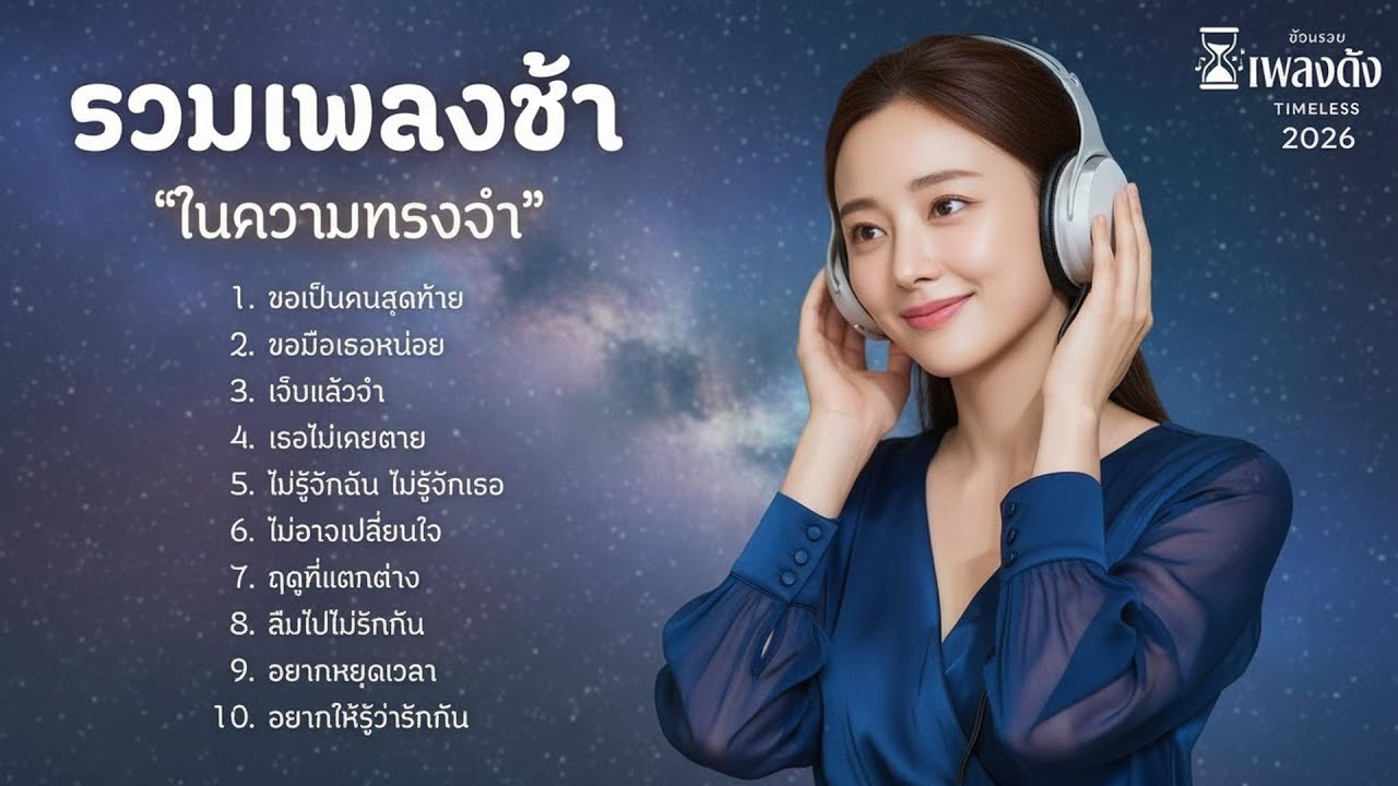รวมเพลงช้าในความทรงจำ | ย้อนรอยเพลงดัง