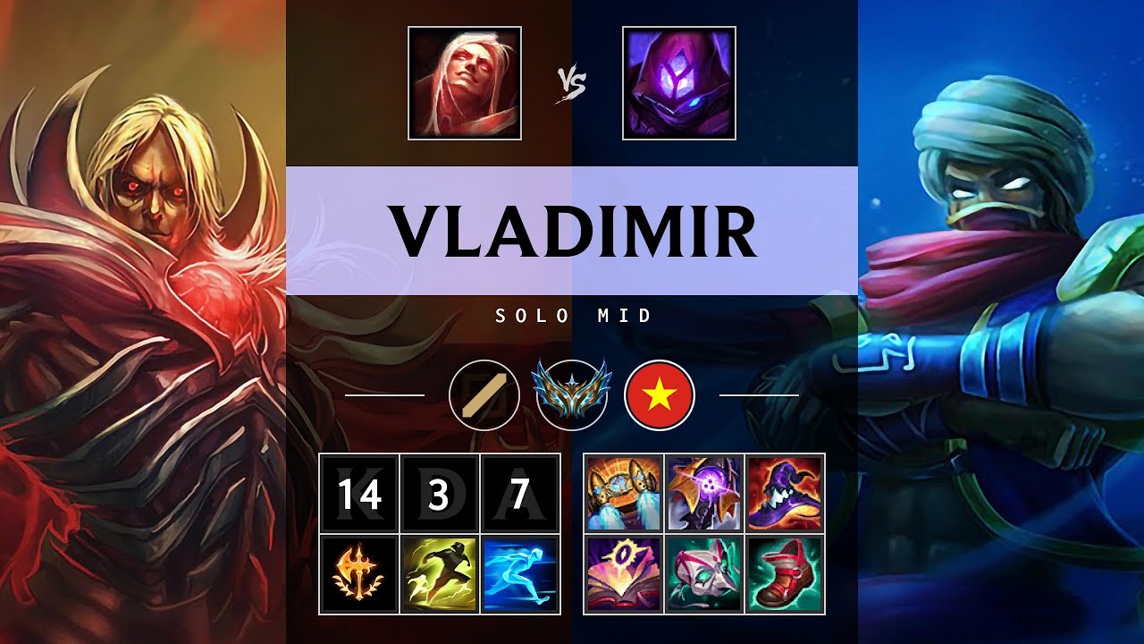 Vladimir Mid vs Malzahar - VN Challenger Patch 25.14